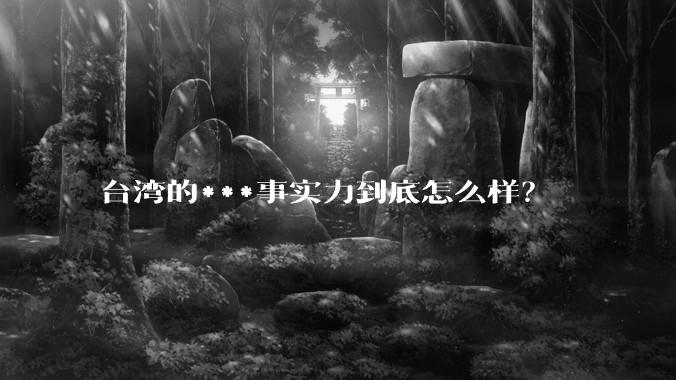 台湾的***事实力到底怎么样？